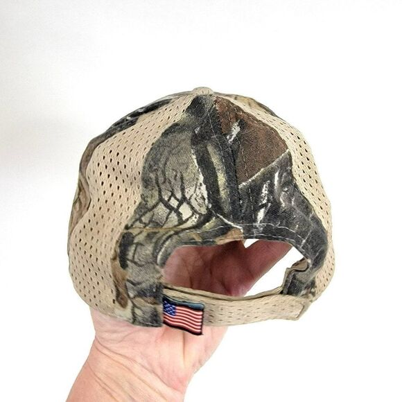 Cobra Camouflage University of Auburn Ball Cap Hat Adjustable Hook & Loop Strap - Picture 6 of 9